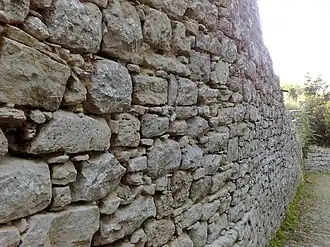 Mura della città di Erice in Sicilia, costruite su basamenti precedenti (IV e III sec. a.C.)
