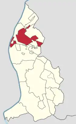 Eschen – Localizzazione