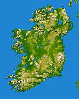 Mappa di localizzazione: Irlanda