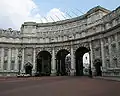 L'Admiralty Arch visto più da vicino