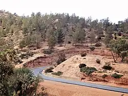 La zona di Bacur nel Gebel el-Achdar.