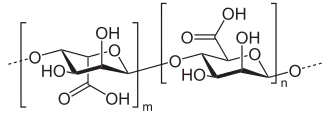 Struttura dell'acido alginico