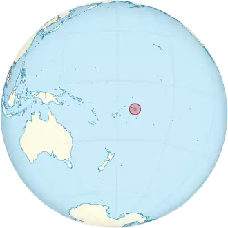 Samoa Americane - Localizzazione