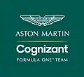 Il composit logo di Aston Martin Cognizant Formula One Team usato nella stagione 2021