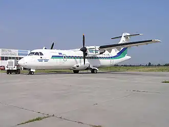 Un ATR 42-320 della Italy First.