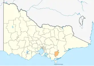 Città di Latrobe – Mappa