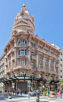 Palazzo Mincuzzi al tramonto