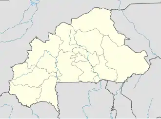 Mappa di localizzazione: Burkina Faso