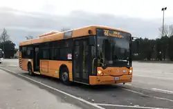 Il CAM Autodromo Busotto New SL.26 matricola 631 di Actv Venezia mentre effettua una corsa scolastica extraurbana a Mirano