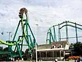 Un inverted coaster di Bolliger & Mabillard, Raptor a Cedar Point