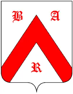 Capriolo accompagnato da tre lettere (famiglia Barbazini)