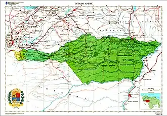 Apure – Mappa