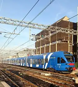 Convoglio di Sistemi Territoriali nella stazione di Venezia Mestre