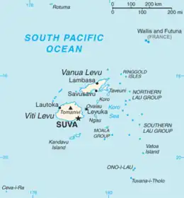 Suva – Localizzazione