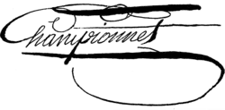 Firma di Jean Étienne Championnet