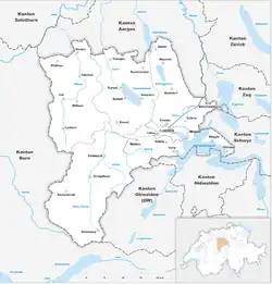 Canton Lucerna – Mappa