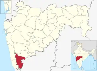 Distretto di Kolhapur – Mappa