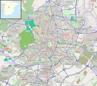 Mappa di localizzazione: Madrid