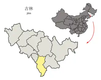 Tonghua – Mappa