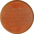 Medaglia commemorativa "Luigi Bruzza"