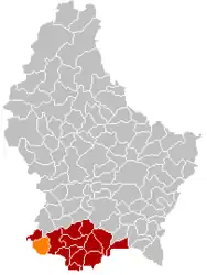 Differdange – Mappa