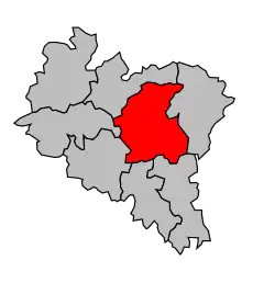 Cantone di Péronne – Mappa