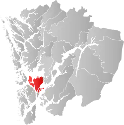 Tysnes – Mappa