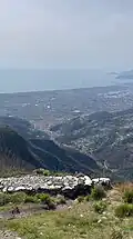 La Versilia vista dalla cima del monte