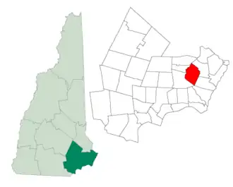 Stratham – Mappa