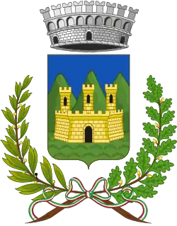 Castello aperto di nero (Stemma di Serra Riccò)