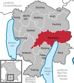 Starnberg – Mappa