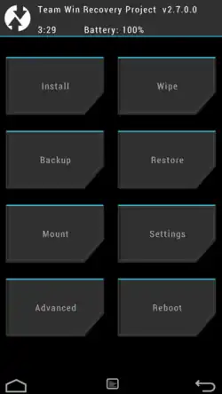 Schermata di esempio