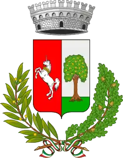 Liocorno ritto e collarinato (Taino)