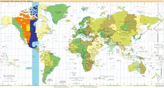 Localizzazione del fuso UTC-6