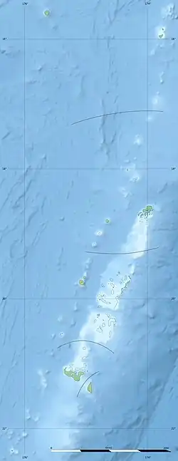 Mappa di localizzazione: Tonga