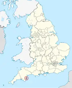 Borough di Torbay – Localizzazione