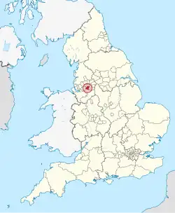 Trafford – Localizzazione