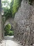 Porta di San Francesco (Porte Saint-François), di lato al borgo