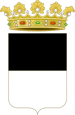 Stemma nella versione sannitica, non più in uso dal comune[63]