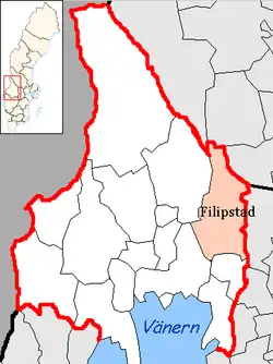 Filipstad – Localizzazione