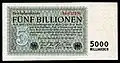 5 Billionen Mark (1923)
