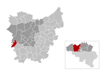 Zulte – Mappa