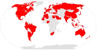 Presenza di HSBC a livello globale