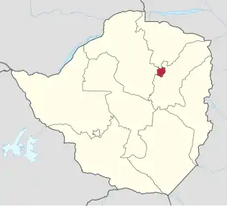 Harare – Localizzazione