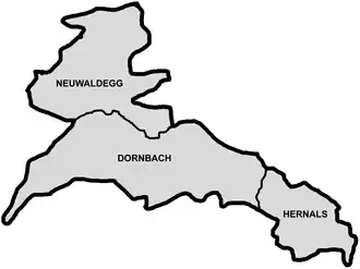Hernals - XVII Distretto di Vienna – Mappa