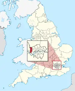 Hillingdon – Localizzazione