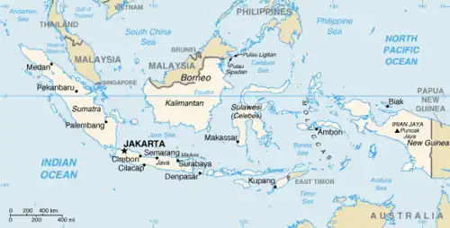 Indonesia - Mappa