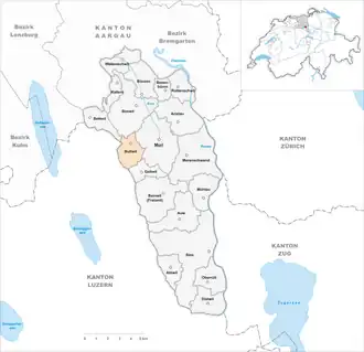 Buttwil – Mappa