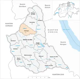 Hedingen – Mappa