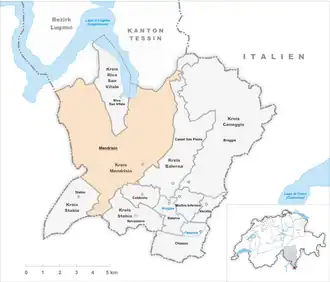 Mendrisio – Mappa